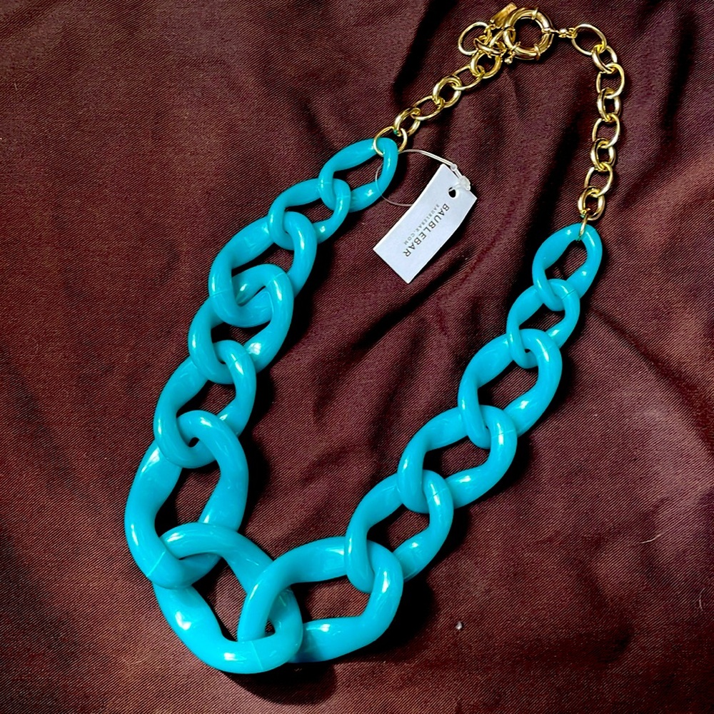 BaubleBar Chunky Chain Link Necklace Team